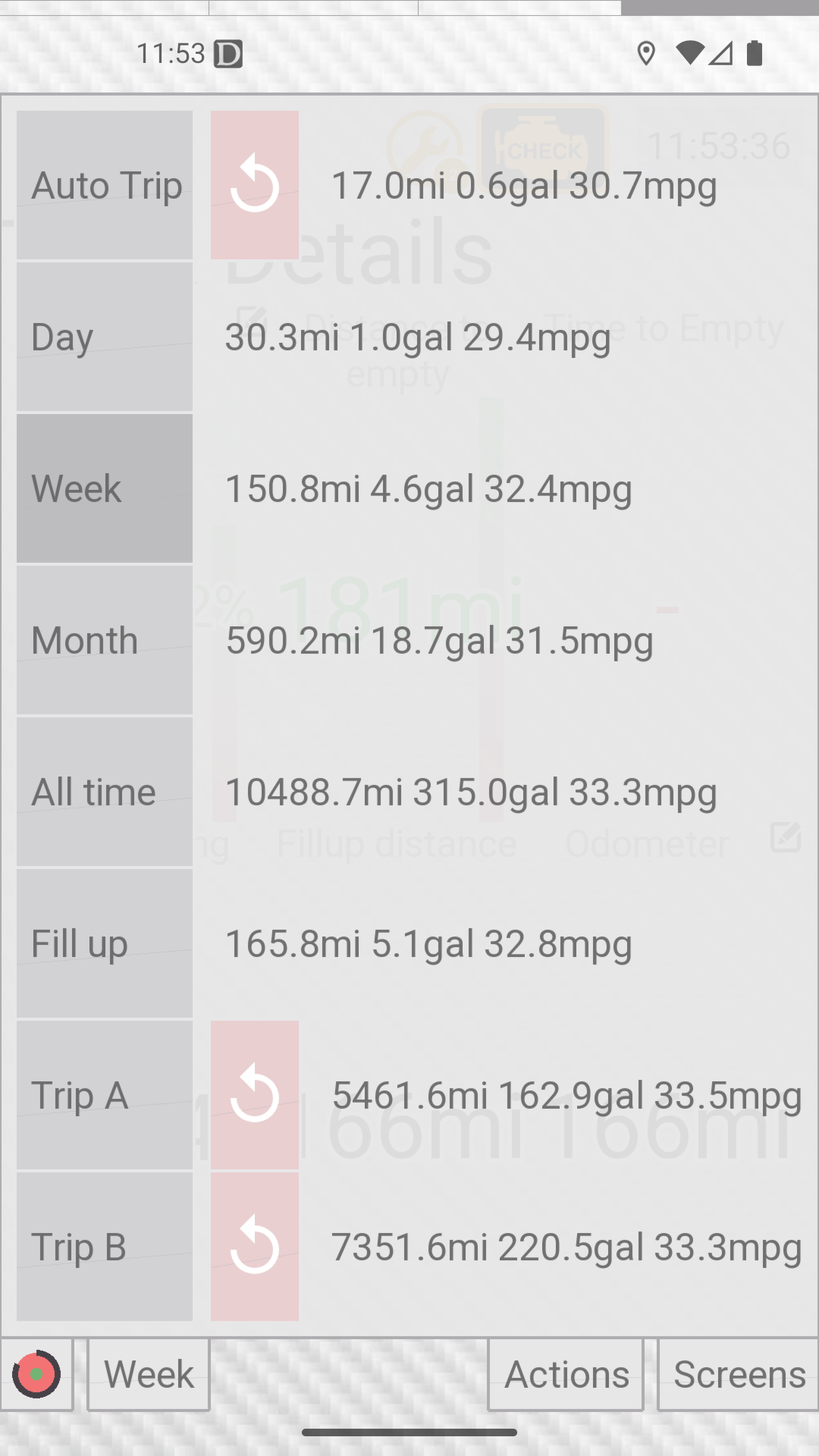 Selecting a time interval